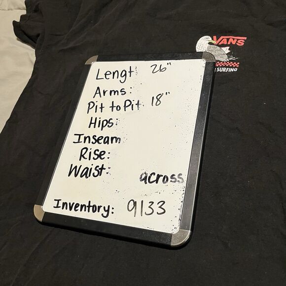 Vans US Open Of Surfing Shirt Men’s M Black 2022 Huntington Beach California - Picture 7 of 7